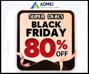 AOMEI Black Friday Sale