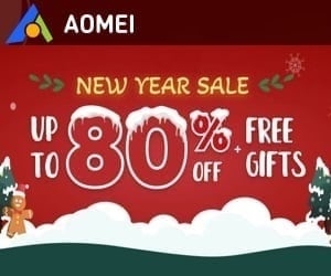 AOMEI Software New Year Sale