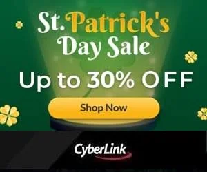 CyberLink St.Patrick's Day Sale