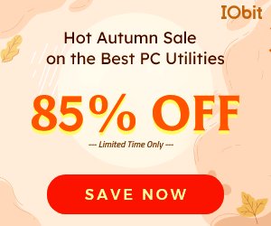 IObit Software Autumn Sale