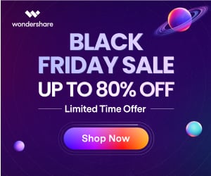 Wondershare Black Friday Sale