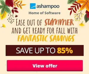 Ashampoo Autumn Sale - 85% OFF