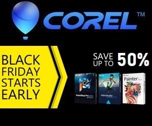 Corel BLACK FRIDAY STARTS EARLY