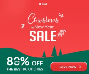 IObit Christmas Sale - 82% OFF