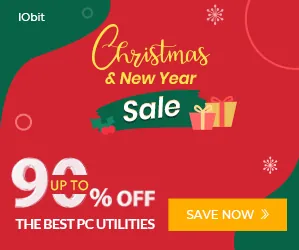 IObit Christmas Sale - 90% OFF