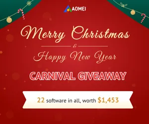 AOMEI Christmas Giveaway