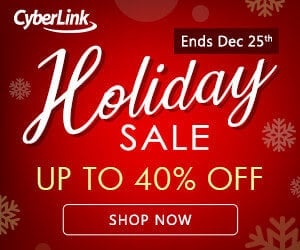 CyberLink Holiday Sale