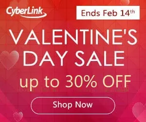 CyberLink Software Valentine's Day Sale