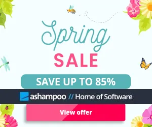 Ashampoo Spring Sale – 85% OFF